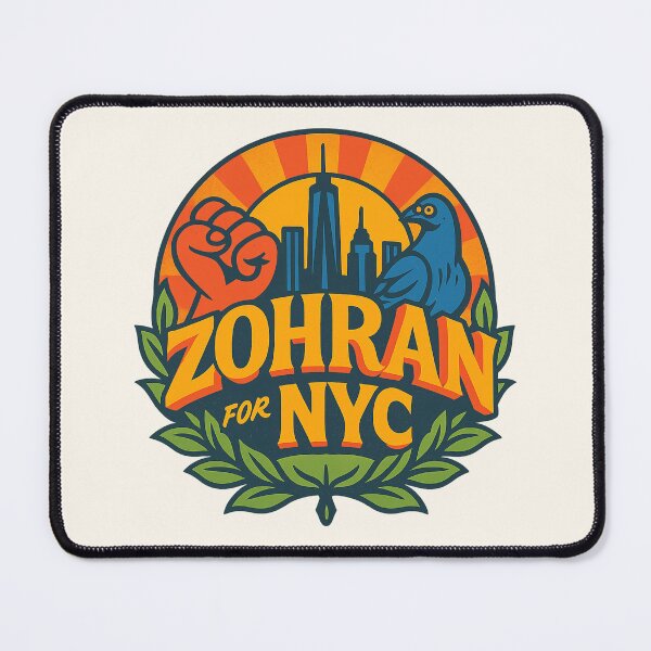 Item preview, Zohran for NYC – Historic Mayor Campaign Poster Style designed and sold by GirlyPopped.