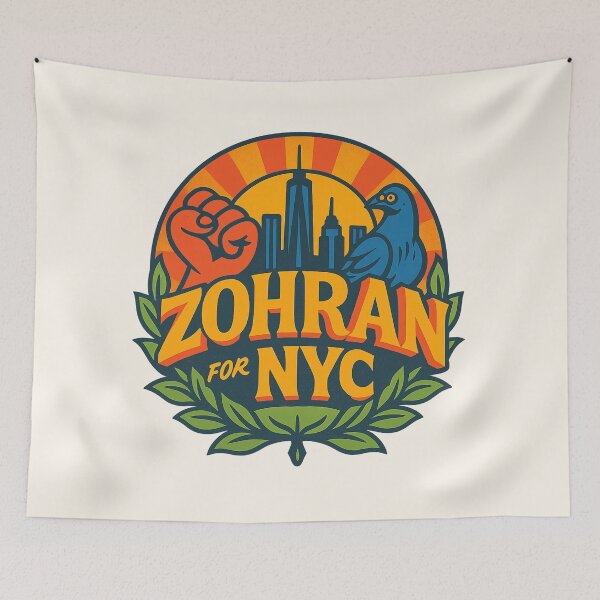 Item preview, Zohran for NYC – Historic Mayor Campaign Poster Style designed and sold by GirlyPopped.