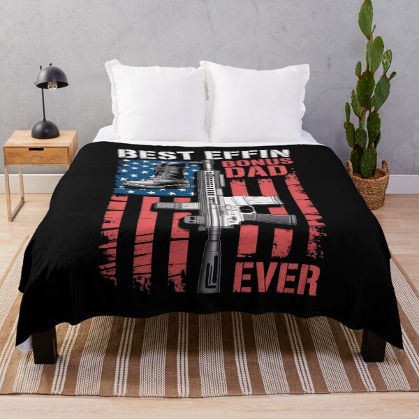 Item preview, Best Effin’ Bonus Dad Ever Daddy Gun Rights American Flag 1 designed and sold by HuValverdeArt.