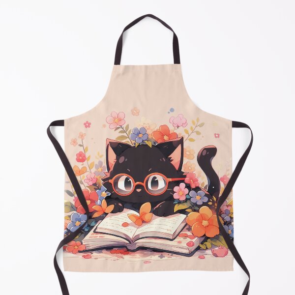 Item preview, Nerdy Cat Reading designed and sold by WoollenLlama.