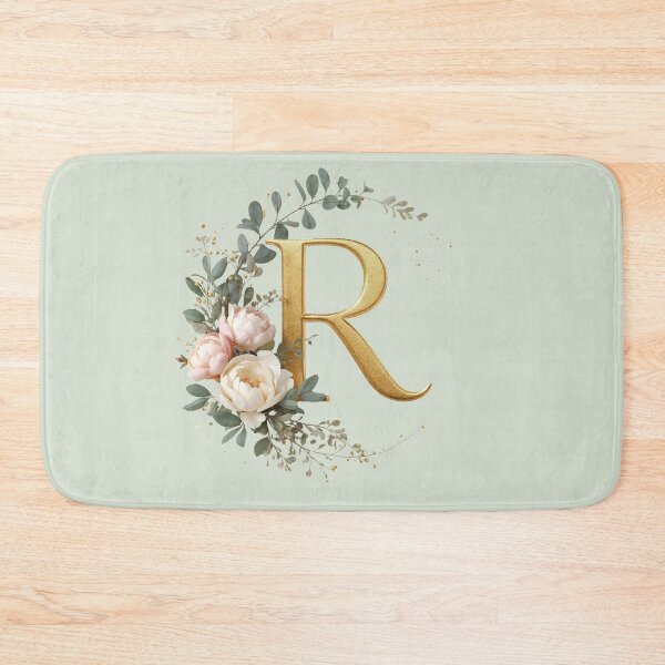 Item preview, Floral Gold Letter R Monogram – Coquette Christian Wall Art, Elegant Blush Rose Initial Print, Faith-Inspired Feminine Gift designed and sold by AmenAlways.
