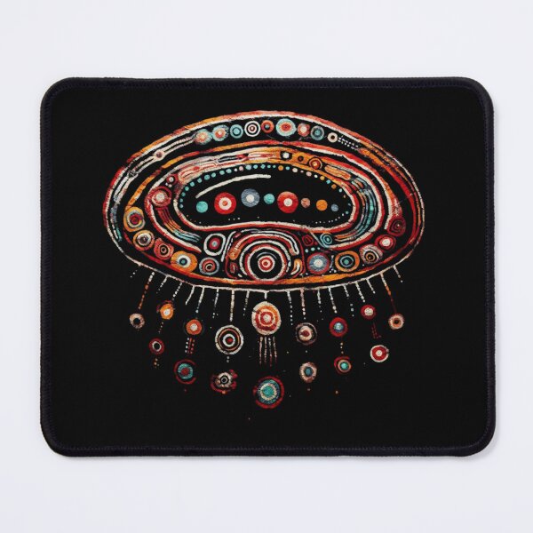 Item preview, Aboriginal Astronomy Flying Saucer 3 - no text designed and sold by peppa black.