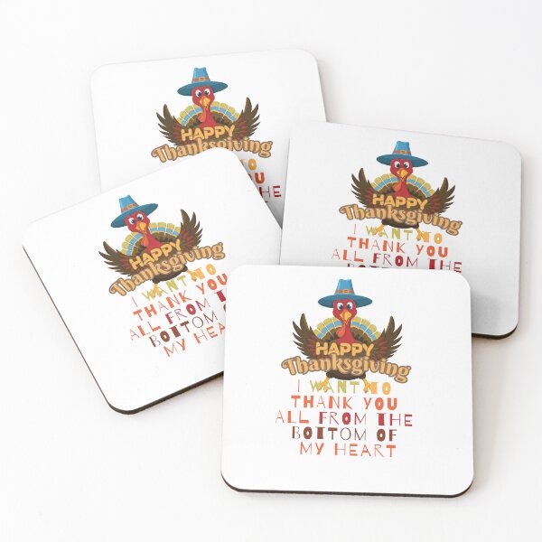 Item preview, Happy Thanksgiving – “I Want to Thank You All From the Bottom of My Heart” designed and sold by SMLX-fashion.