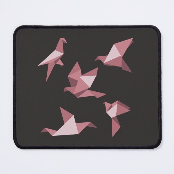 Item preview, Earth Tone Brown Origami Birds Print - Minimalist Geometric Decor designed and sold by SKETCHYANDGRAPHIC.