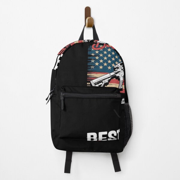Item preview, Best Effin’ Bonus Dad Ever Gun Rights American Flag On Back  designed and sold by HuValverdeArt.