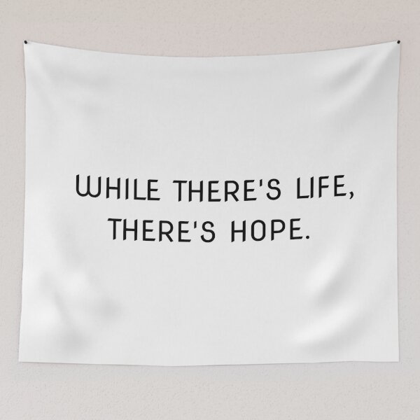 Item preview, While there's life, there's hope. Cicero - Philosophical quotes about life designed and sold by Inspirationmotivation.