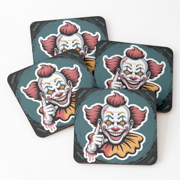 Item preview, Sinister Scary Clown Face Horror Art designed and sold by KARTICK DUTTA.