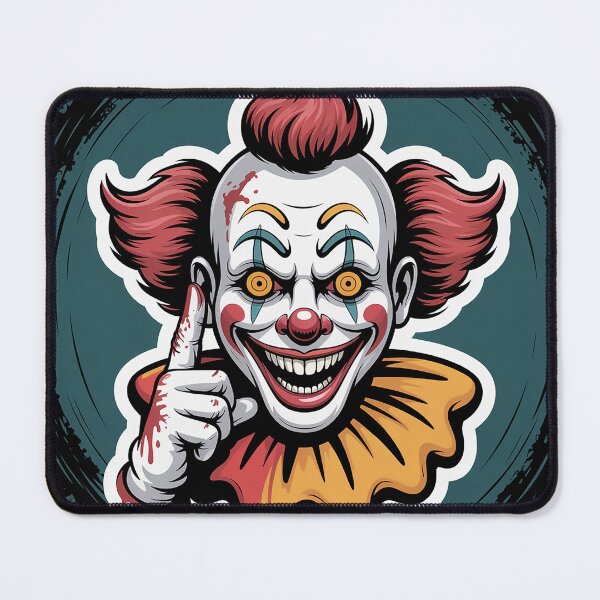 Item preview, Sinister Scary Clown Face Horror Art designed and sold by KARTICK DUTTA.