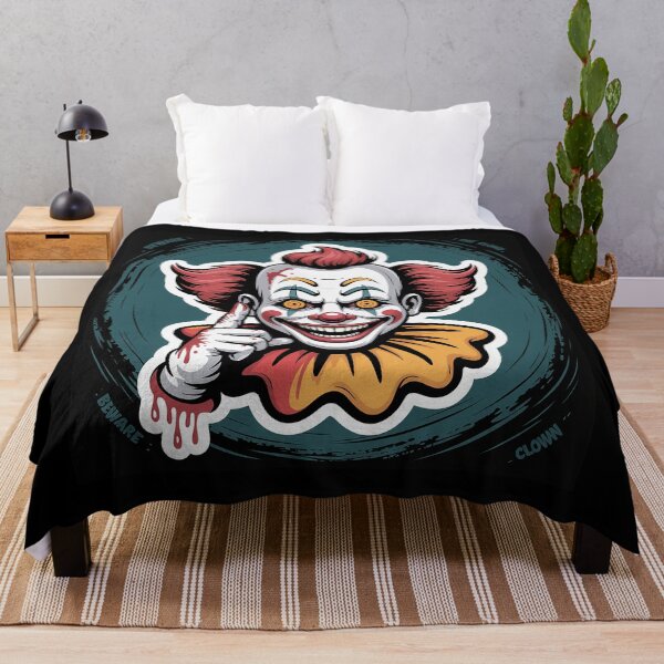 Item preview, Sinister Scary Clown Face Horror Art designed and sold by KARTICK DUTTA.
