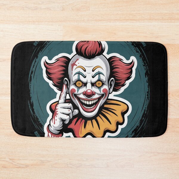 Item preview, Sinister Scary Clown Face Horror Art designed and sold by KARTICK DUTTA.