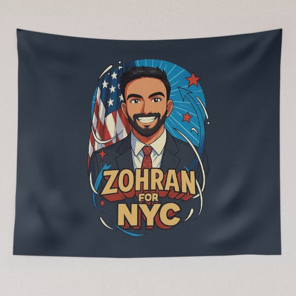 Item preview, Zohran for NYC – Historic Campaign Poster Art (Mamdani 2025) designed and sold by GirlyPopped.