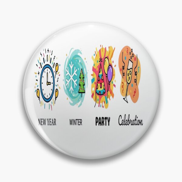 Item preview, New Year Celebration – Festive Holiday Print designed and sold by GoxyVision.