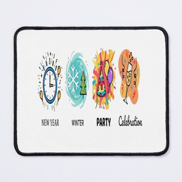 Item preview, New Year Celebration – Festive Holiday Print designed and sold by GoxyVision.