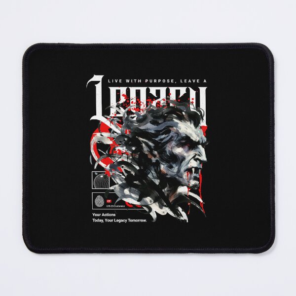 Item preview, Legacy – Live with Purpose Gothic Warrior Design designed and sold by pixorygraphix.