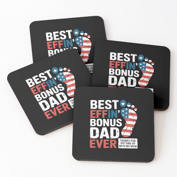 Item preview, Best Effin’ Bonus Dad Ever Thanks For Putting Up With My Mom  designed and sold by HuValverdeArt.