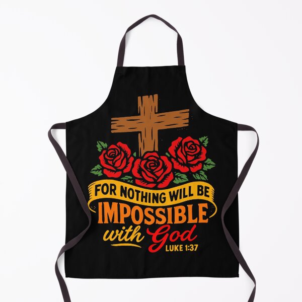 Item preview, Luke 1:37 For Nothing Will Be Impossible With God designed and sold by plushism.
