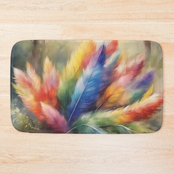Item preview, Rainbow Feathers designed and sold by CalmnessbyChoice.
