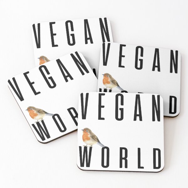Item preview, Vegan World Cute Bird Design designed and sold by malachitewolf.