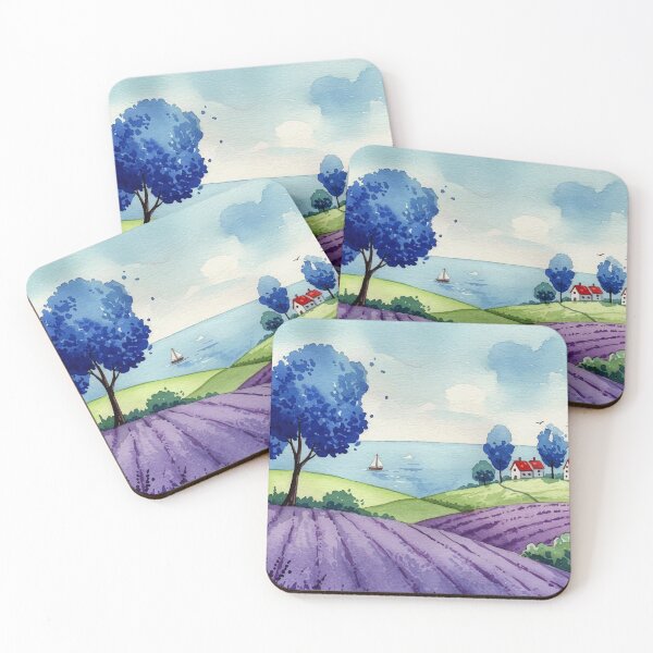 Item preview, Lavender field designed and sold by Design4uStudio.