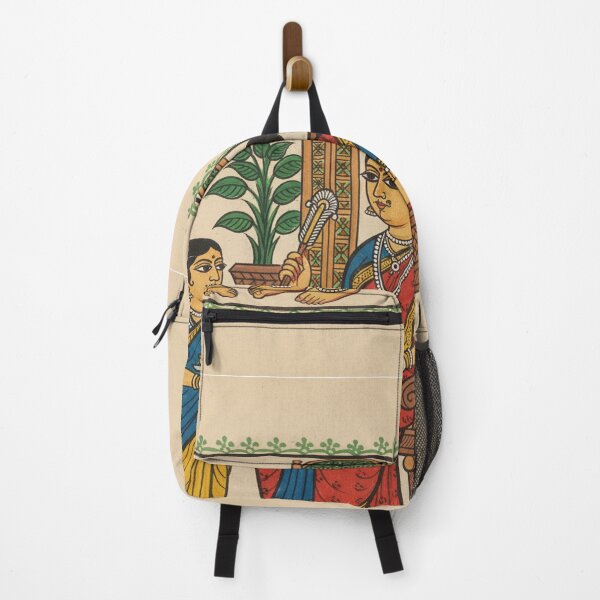 Item preview, Grace of Everyday Life in Kalighat Style designed and sold by digisetumedia.