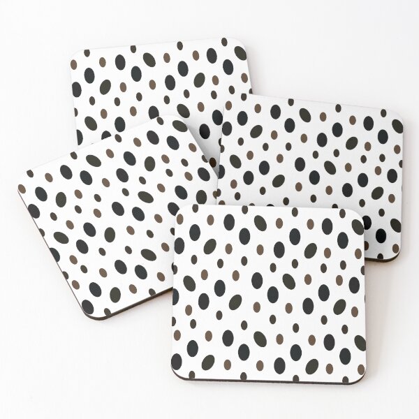 Item preview, Black Brown Polka Dot designed and sold by Nisha Prabhu.