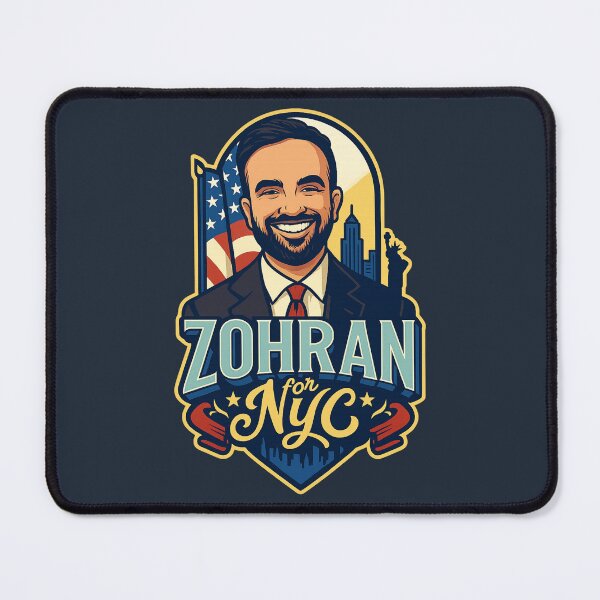 Item preview, Zohran for NYC – Historic Campaign Poster Art (Mamdani 2025) designed and sold by GirlyPopped.