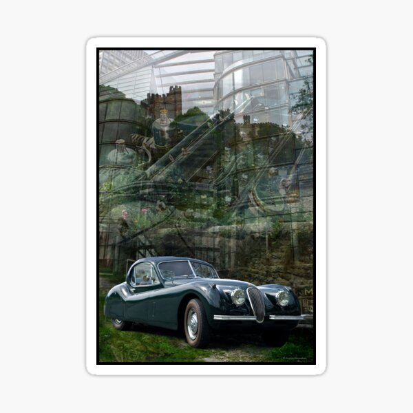 Mystic Auto Then and Now Sticker