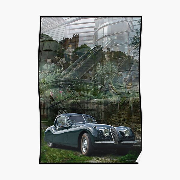 Mystic Auto Then and Now Poster