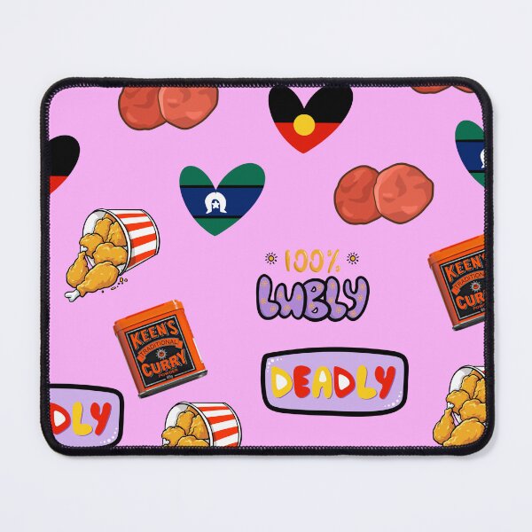 Item preview, Aboriginal design | Baby pink  designed and sold by KajunuNgara.