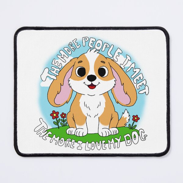 Item preview, I Love My Dog designed and sold by Aki & Akiros Art.