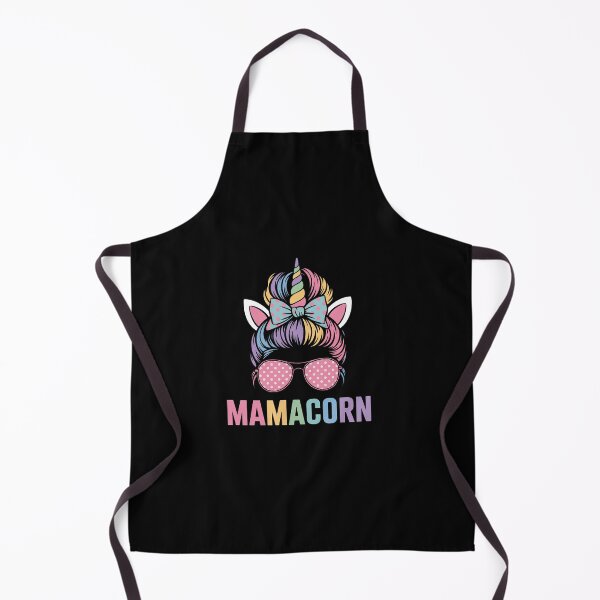 Item preview, Mamacorn Unicorn Messy Bun Mom Mother's Day Girl designed and sold by marcusry.