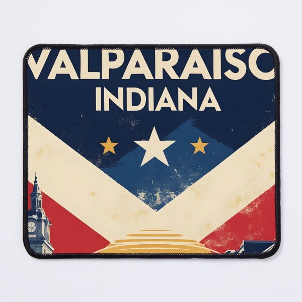 Item preview, Valparaiso Indiana 1950s USA Vintage Travel Tourism designed and sold by TravelersGems.