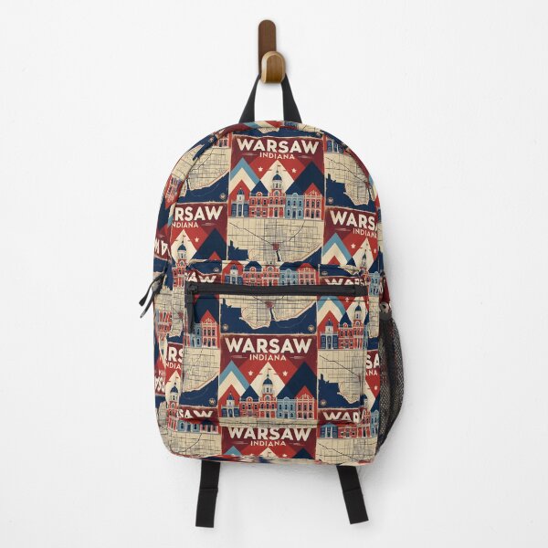 Item preview, Warsaw Indiana 1950s USA Vintage Travel Tourism designed and sold by TravelersGems.