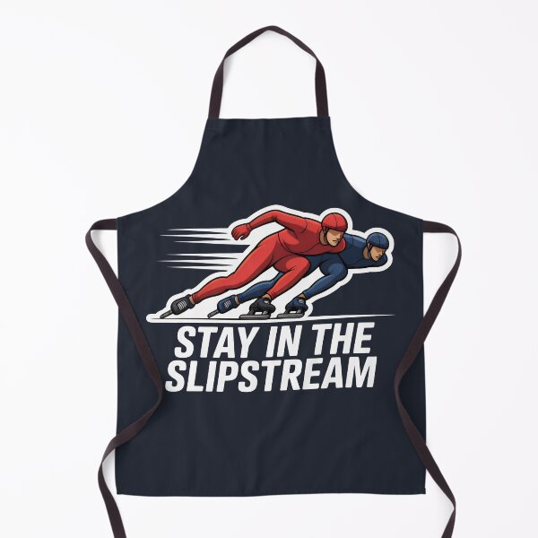 Item preview, Synchronized Speed Skating with Crisp White Contours and Competitive Energy designed and sold by SplashTastic.