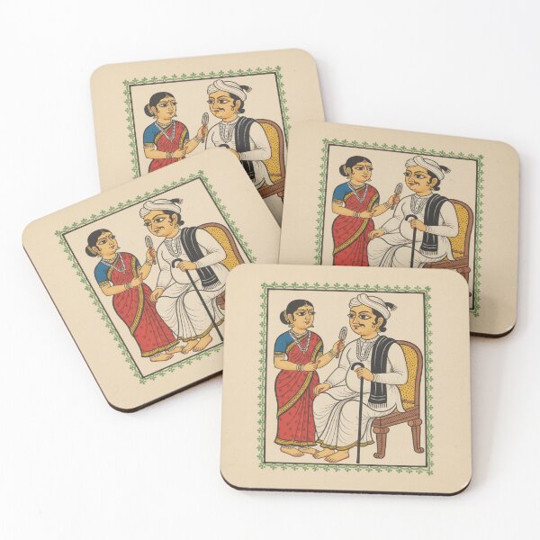 Item preview, Gentle Care in Kalighat Tradition designed and sold by digisetumedia.