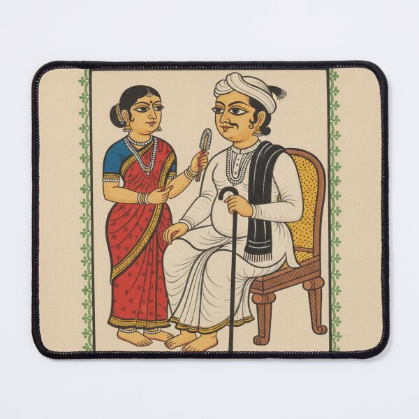 Item preview, Gentle Care in Kalighat Tradition designed and sold by digisetumedia.