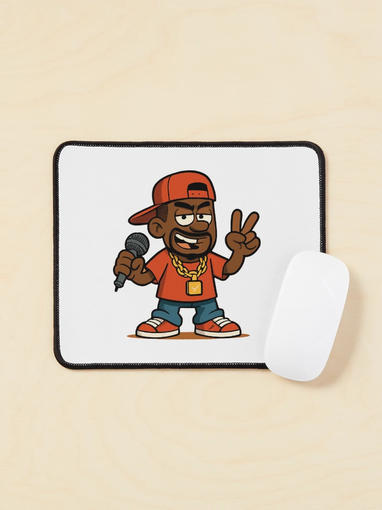 Thumbnail 1 of 5, Mouse Pad, Cartoon Rapper designed and sold by MrRares21.