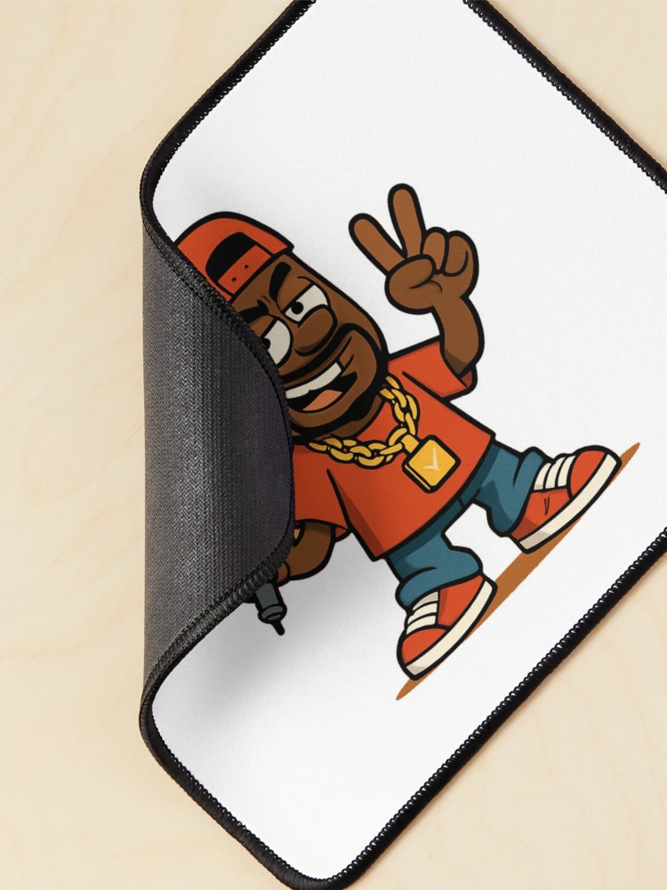 Thumbnail 2 of 5, Mouse Pad, Cartoon Rapper designed and sold by MrRares21.