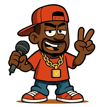 Artwork thumbnail, Cartoon Rapper by MrRares21