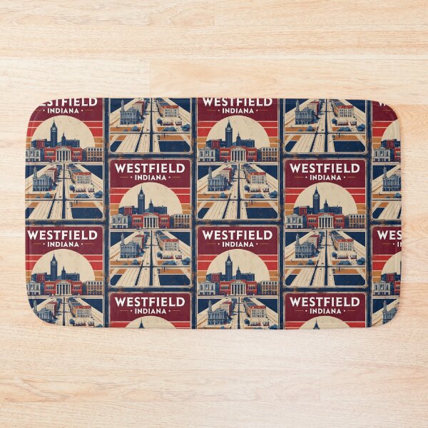Item preview, Westfield Indiana 1950s USA Vintage Travel Tourism designed and sold by TravelersGems.