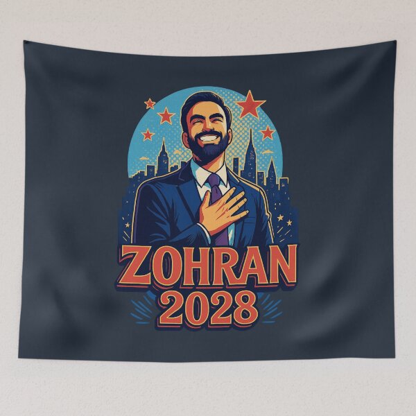 Item preview, Zohran for NYC – Historic Campaign Poster Art (Mamdani 2028) designed and sold by GirlyPopped.