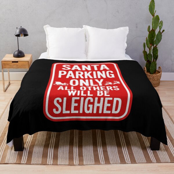 Item preview, Santa Parking Only Funny Christmas Sign designed and sold by MonkiFlipp.