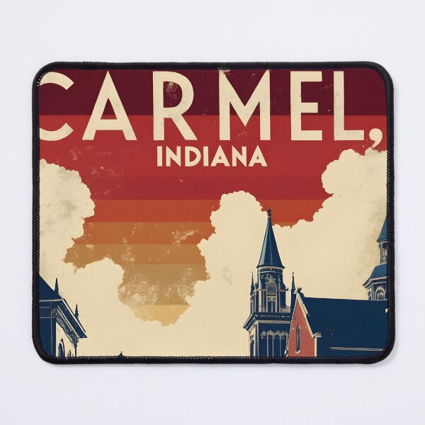 Item preview, Carmel Indiana 1950s USA Vintage Travel Tourism designed and sold by TravelersGems.