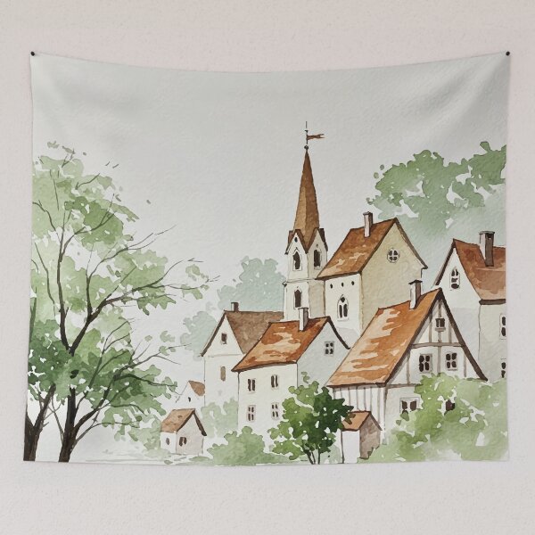 Item preview, Picturesque village designed and sold by Design4uStudio.
