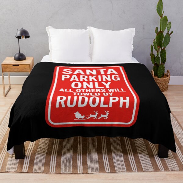 Item preview, Santa Parking Only Funny Christmas Sign designed and sold by MonkiFlipp.
