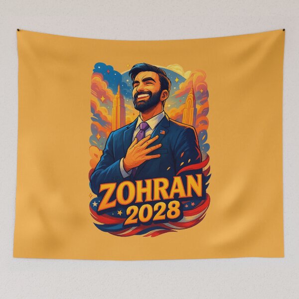 Item preview, Zohran for NYC – Historic Campaign Poster Art (Mamdani 2028) designed and sold by GirlyPopped.
