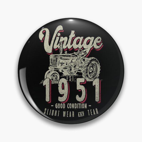 Item preview, Vintage Tractor Farmer Birthday Born In 1951 designed and sold by JRRTs.