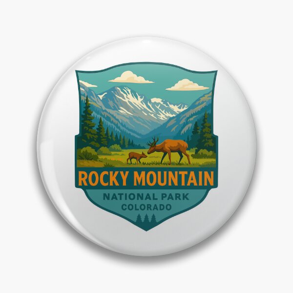 Item preview, Rocky Mountain National Park Colorado Sticker designed and sold by Ismeal Von.