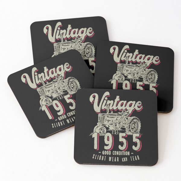 Item preview, Vintage Tractor Farmer Birthday Born In 1955 designed and sold by JRRTs.