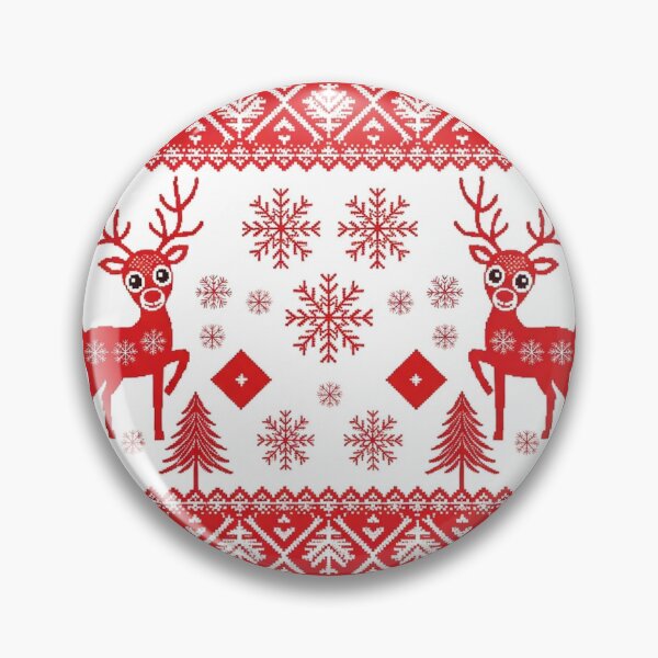 Artikelvorschau, Nordische Rentiere & Schneeflocken Weihnachten entworfen und verkauft von StellasRealm.